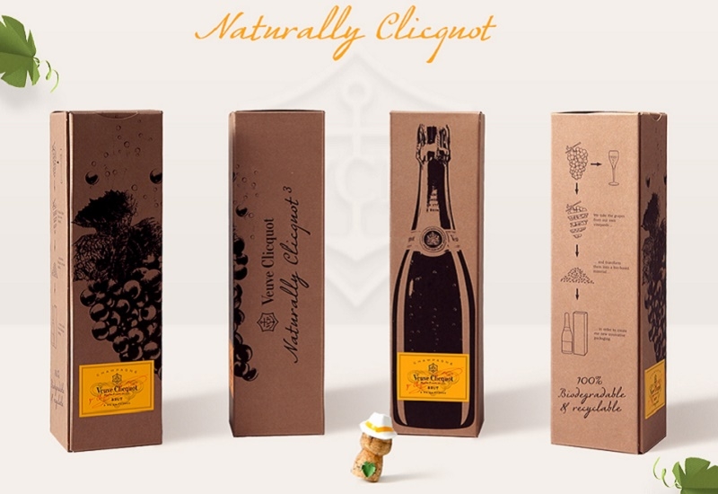 Dalle bucce degli acini il pack sostenibile di Veuve Clicquot