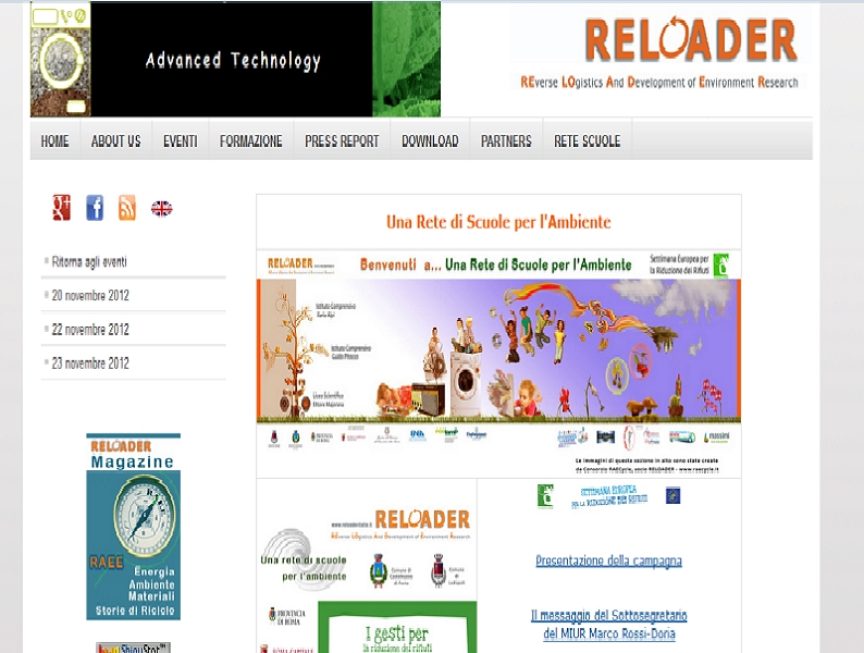 Reloader, progetti nelle scuole per la riduzione dei RAEE