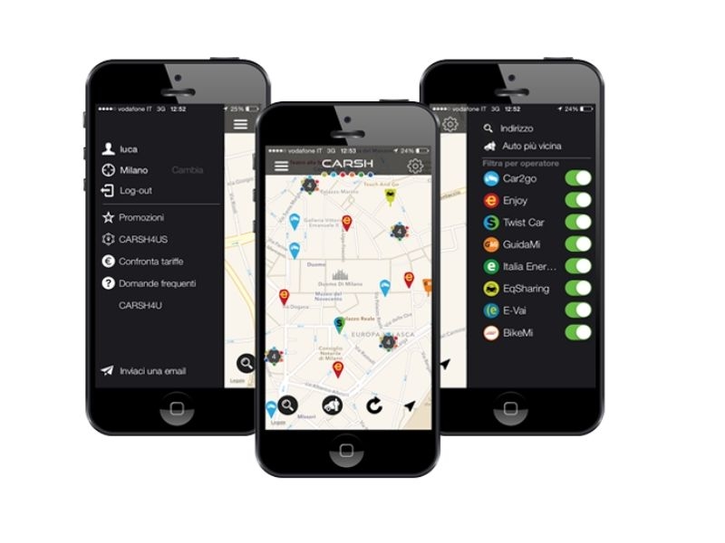 Nasce Carsh, l’app per il Car Sharing