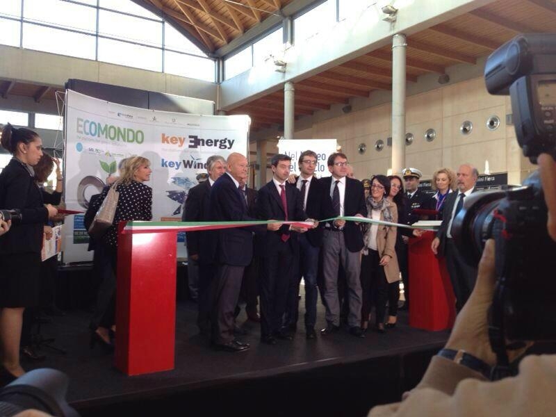 Speciale Ecomondo: taglio del nastro del Ministro Orlando a Ecomondo 2013