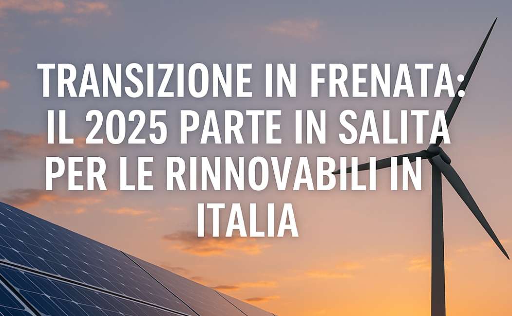 Anie Rinnovabili, transizione in frenata: il 2025 parte in salita per le rinnovabili in Italia