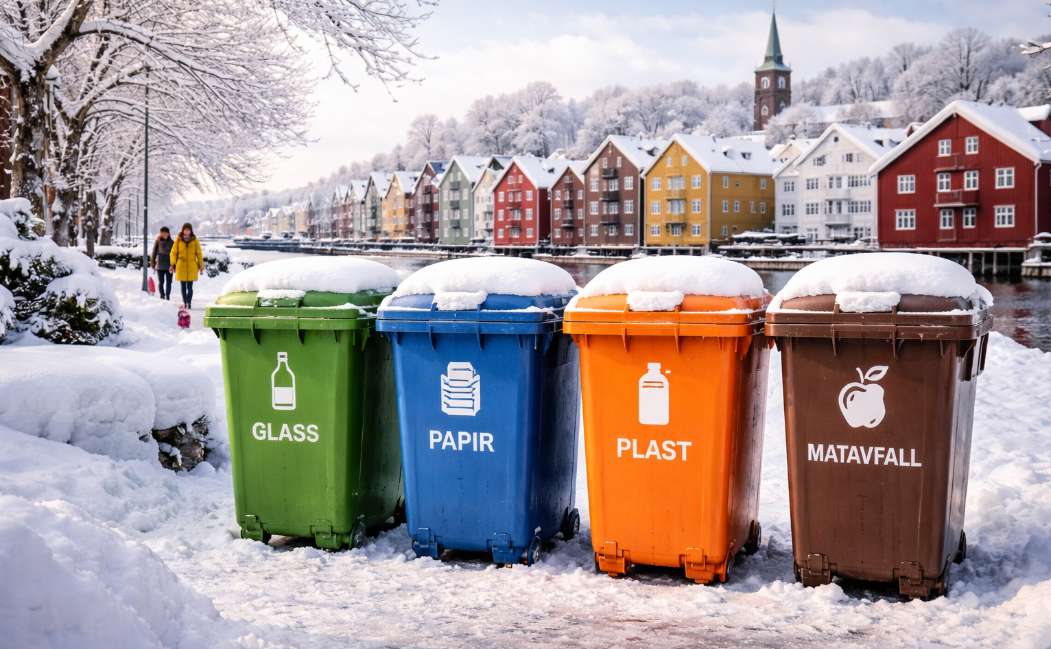 Riciclo sotto i target europei: la Norvegia sotto osservazione per le criticità nella gestione dei rifiuti urbani