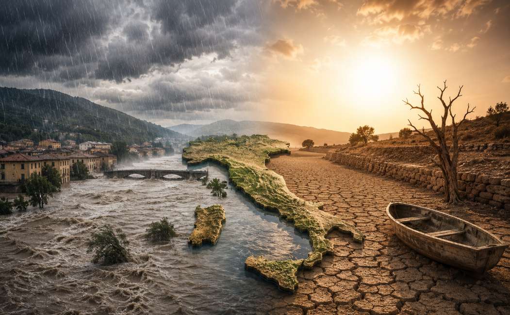 Dall’alluvione in Emilia-Romagna alla siccità in Sicilia: perché l’Italia è diventata il laboratorio europeo della crisi climatica