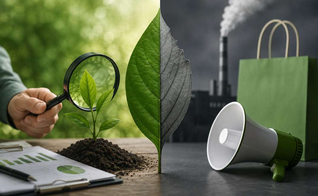 Il greenwashing nasce molto prima della pubblicità: comincia quando un’azienda non misura ciò che comunica
